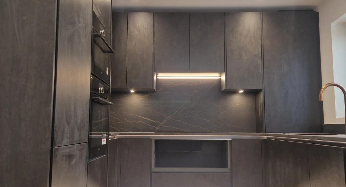 New kitchen installed by C Smith Electrical in Northwich