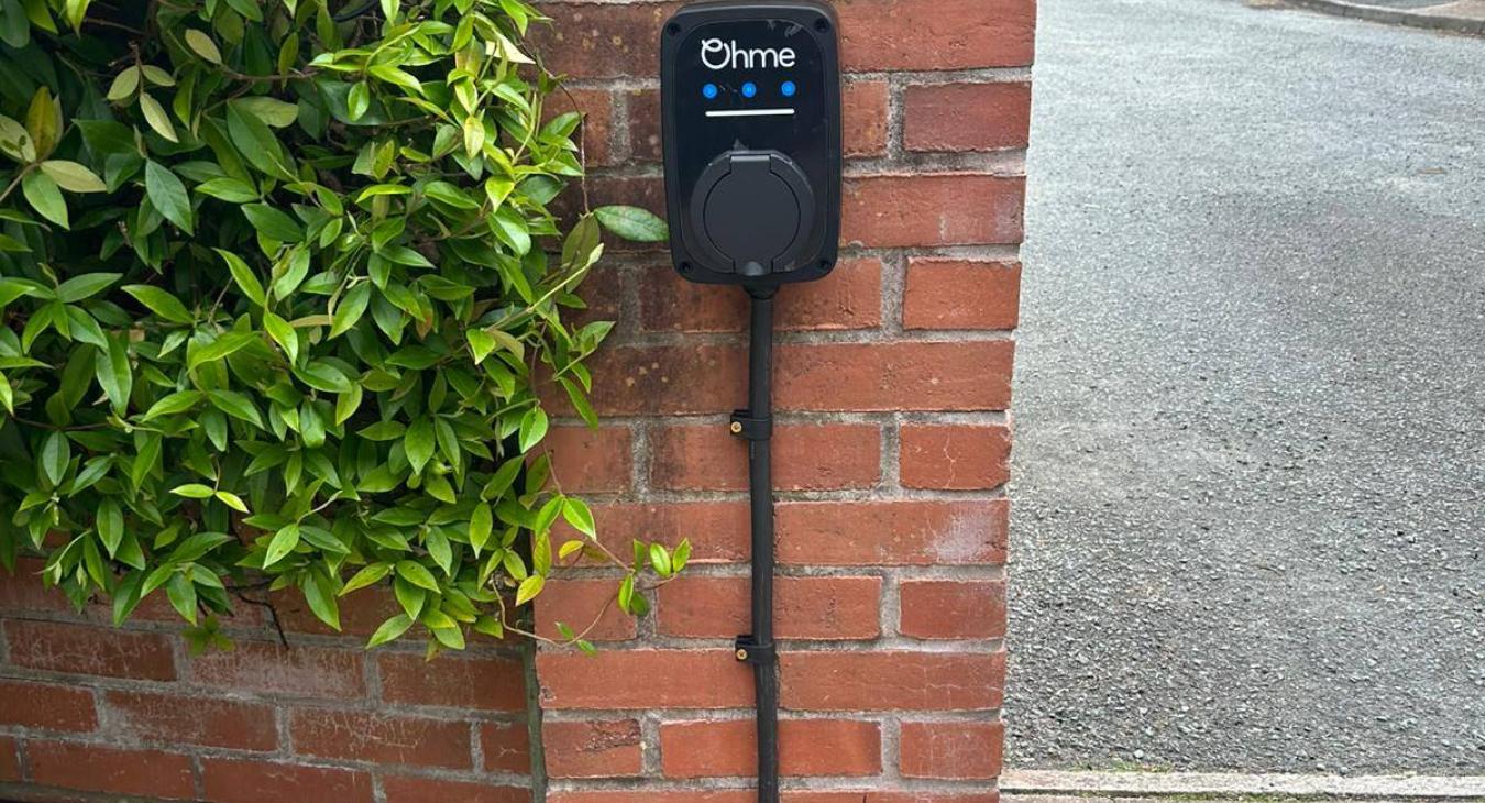 Smart EV Charging Point Installed by C Smith Electrical in Northwich