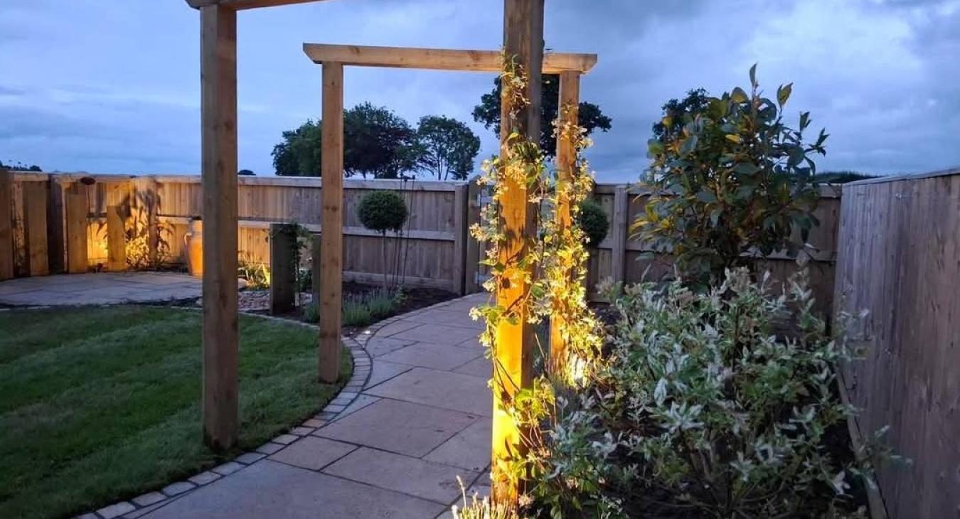 Garden Lighting Project, Northwich