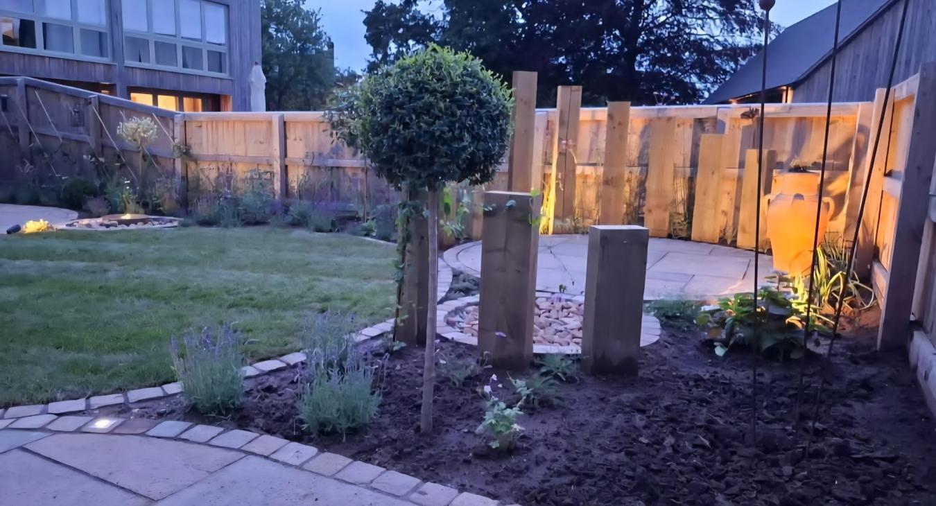 Garden Lighting Project, Northwich